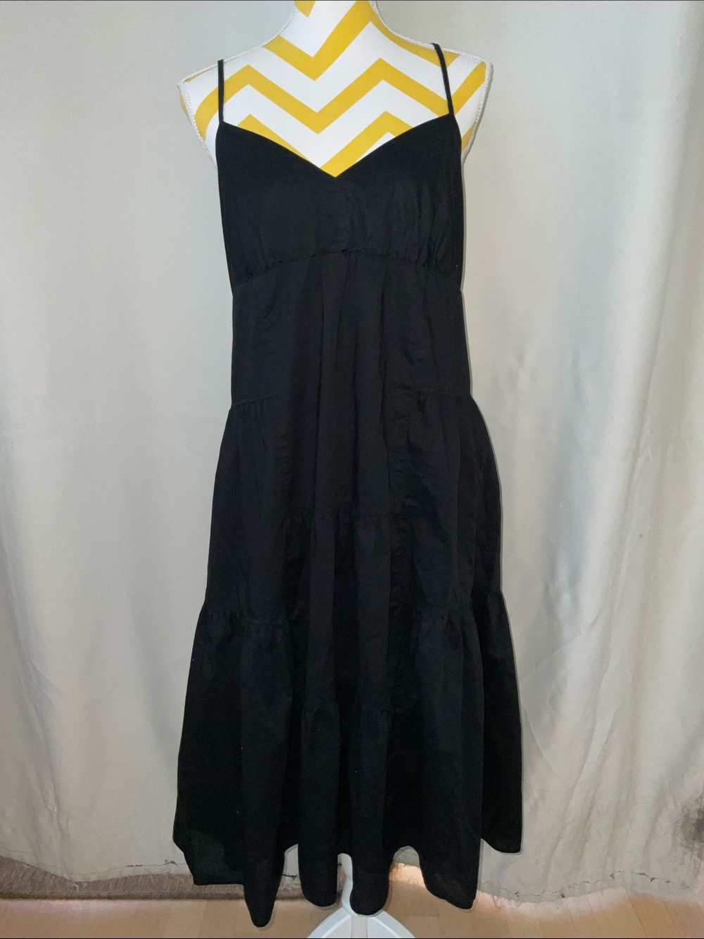 GAP peplum layered ruffle dress